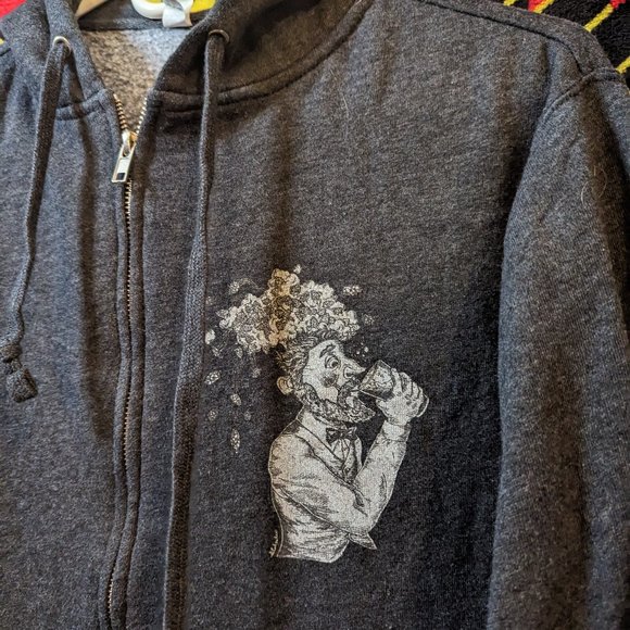 The Alchemist Heady Topper Gray Full Zip Hoodie. In good condition, size small. - Picture 2 of 5